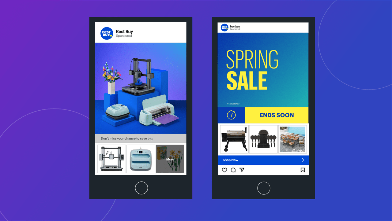 image of shoppable media ad product