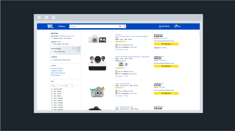 example of sponsored products