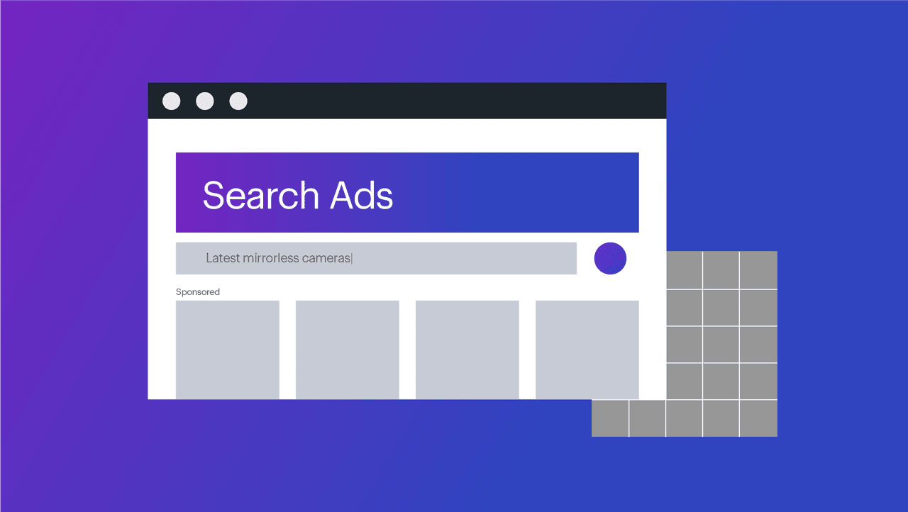 graphic of Search Ads product