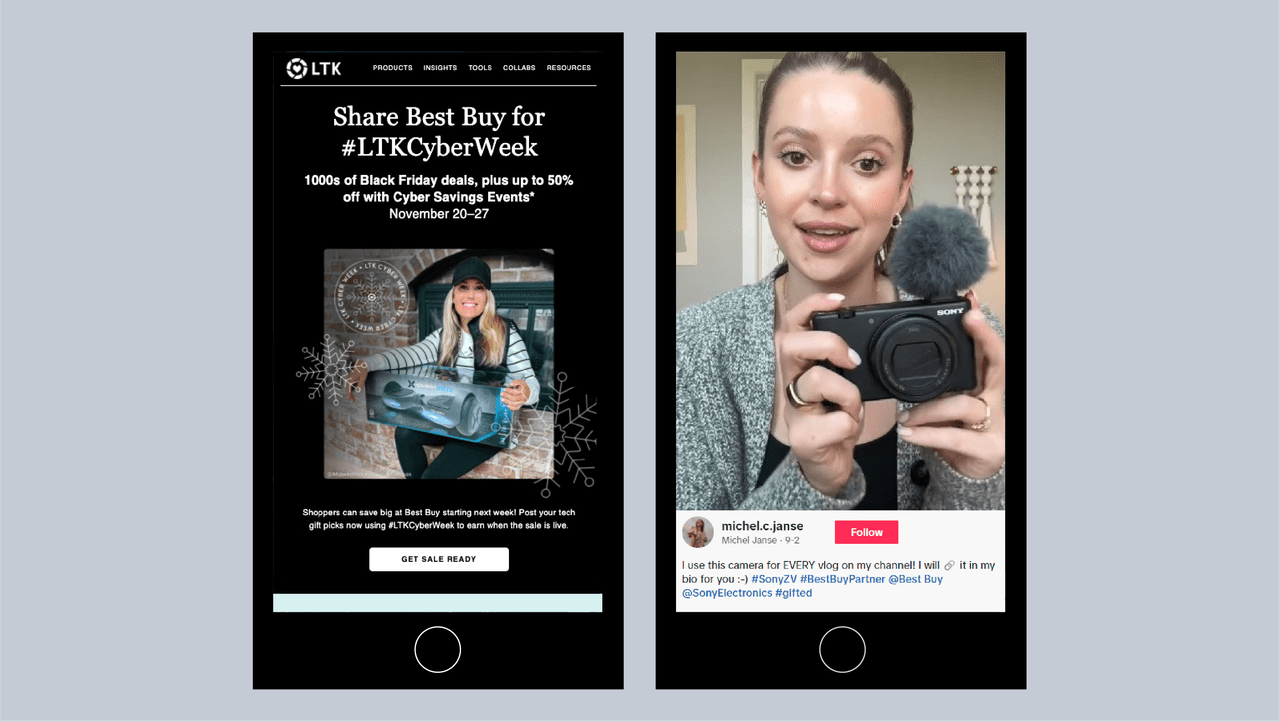 An example of Conversion Influencers across our affiliate network.